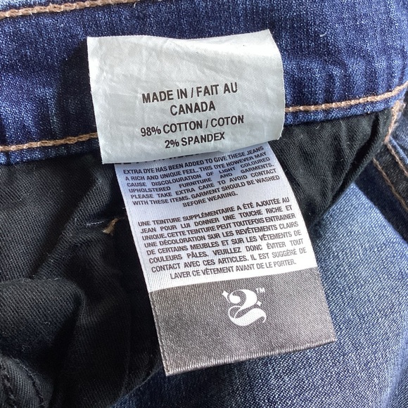 Second Yoga Medium Wash Straight Leg 5 pocket jeans 32/28 - Picture 9 of 11